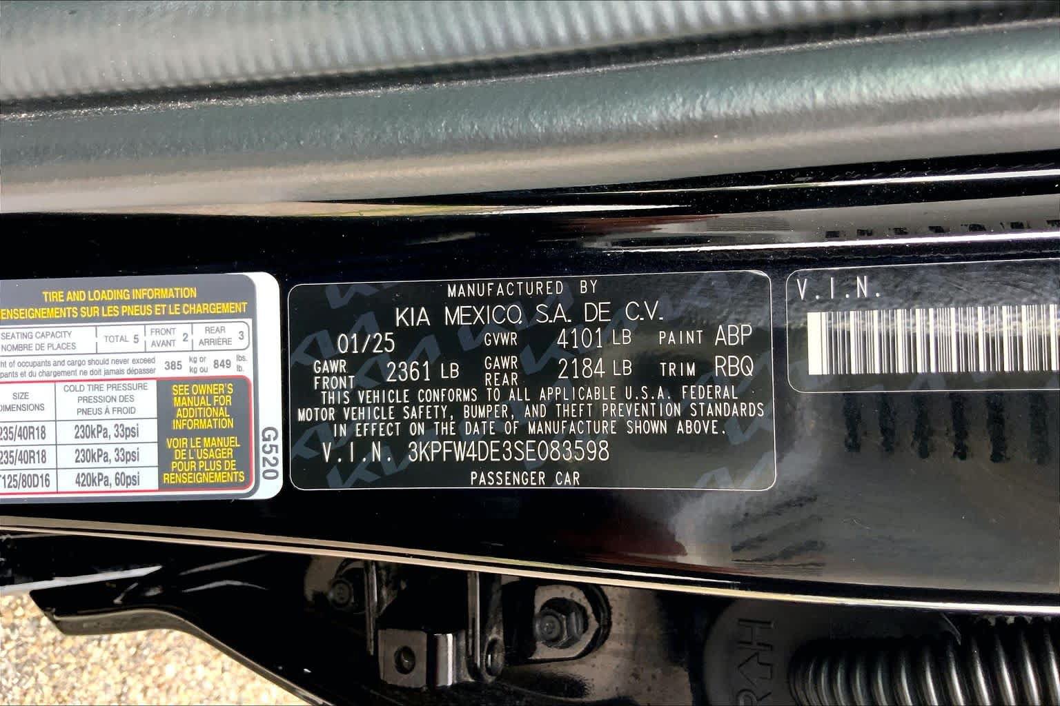 Used 2025 Kia K4 EX w/ GT-Line Sunroof Package FWD image 69