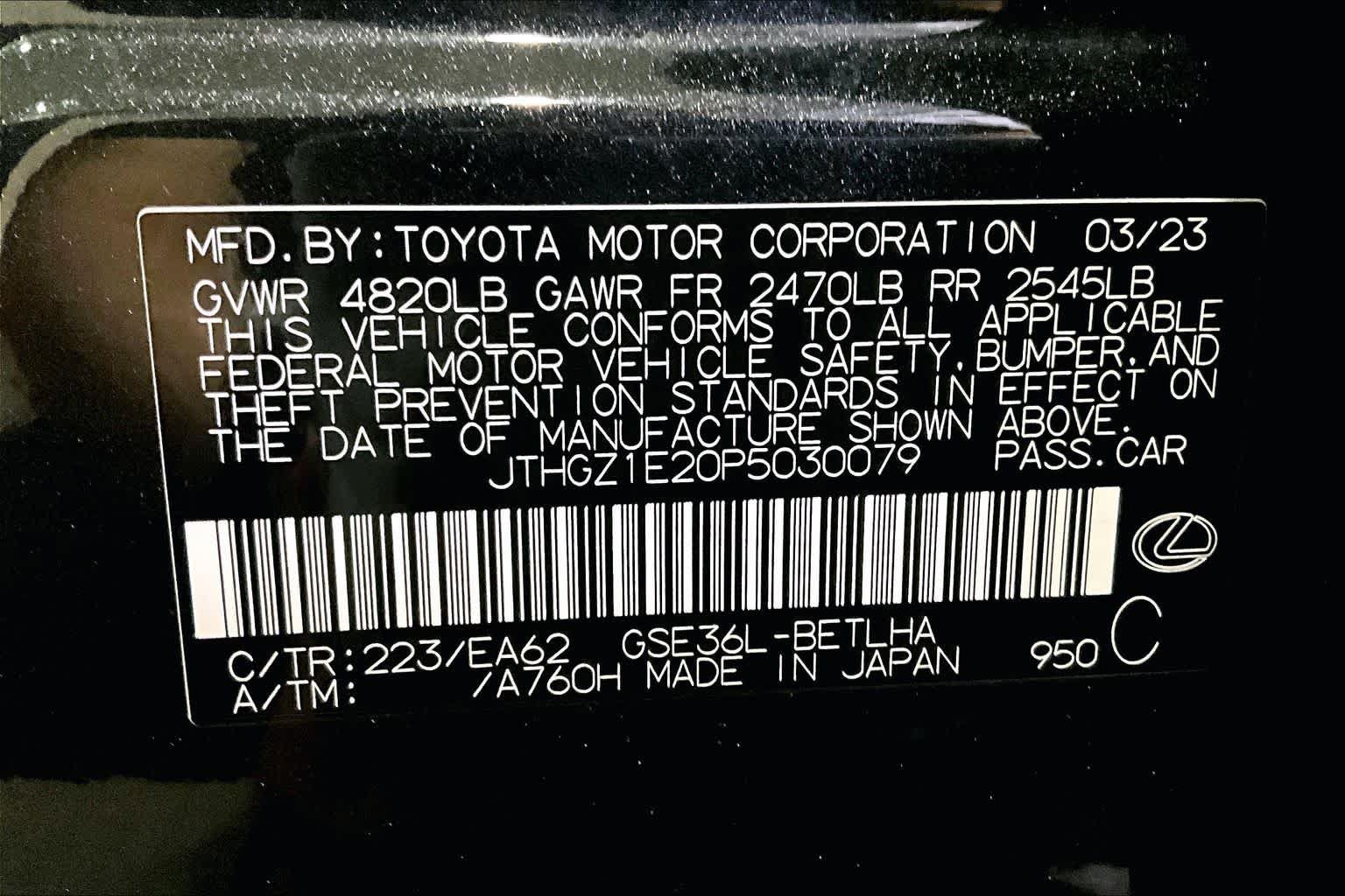Used 2023 Lexus IS 350 F Sport w/ Memory Package AWD/4WD image 33