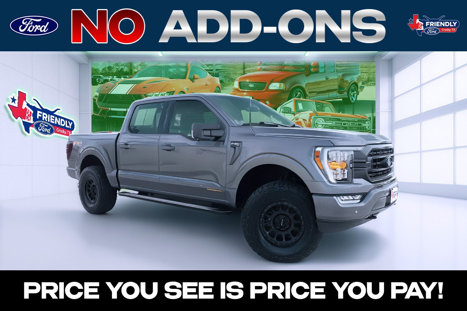 Used 2023 Ford F150 XLT w/ Equipment Group 302A High AWD/4WD image 1
