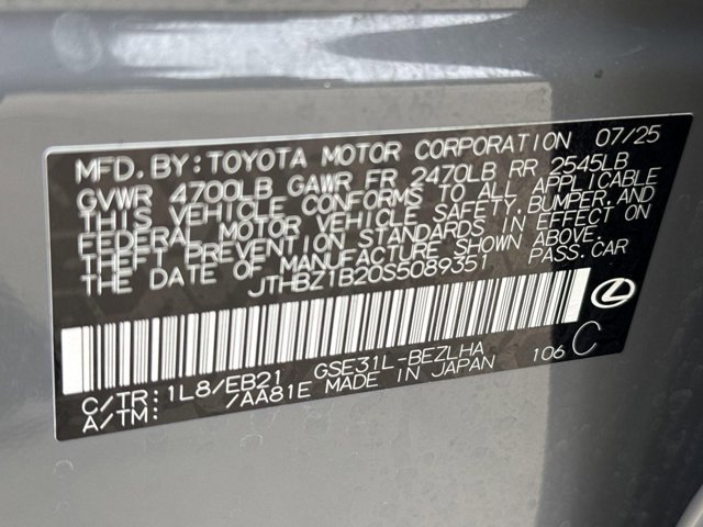 Certified 2025 Lexus IS 350 F Sport w/ Accessory Package RWD image 29
