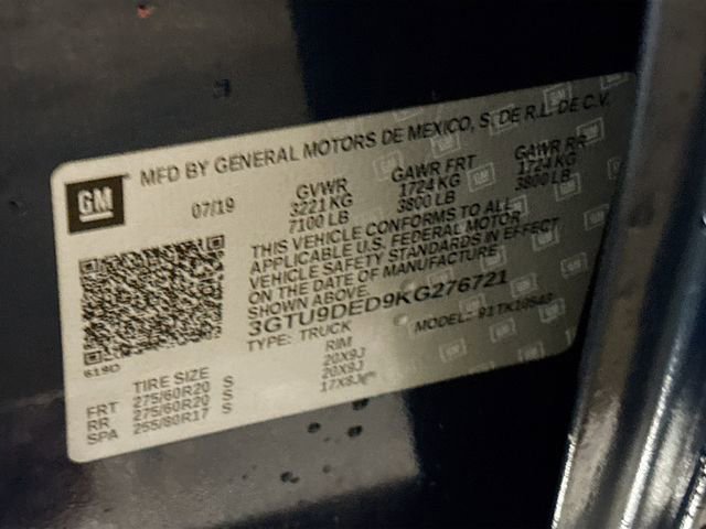 Used 2019 GMC Sierra 1500 SLT w/ SLT Premium Package AWD/4WD image 34
