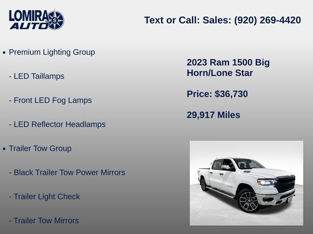 Used 2023 RAM 1500 Big Horn AWD/4WD image 39