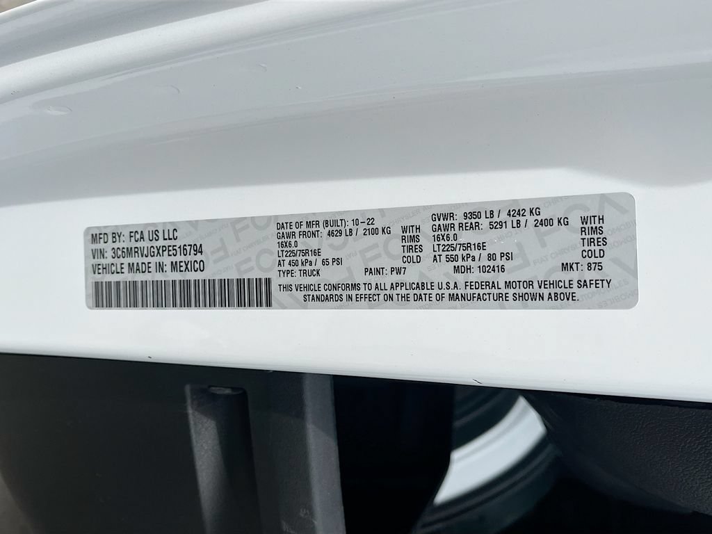 Used 2023 RAM ProMaster 3500 w/ Driver Convenience Group FWD image 27