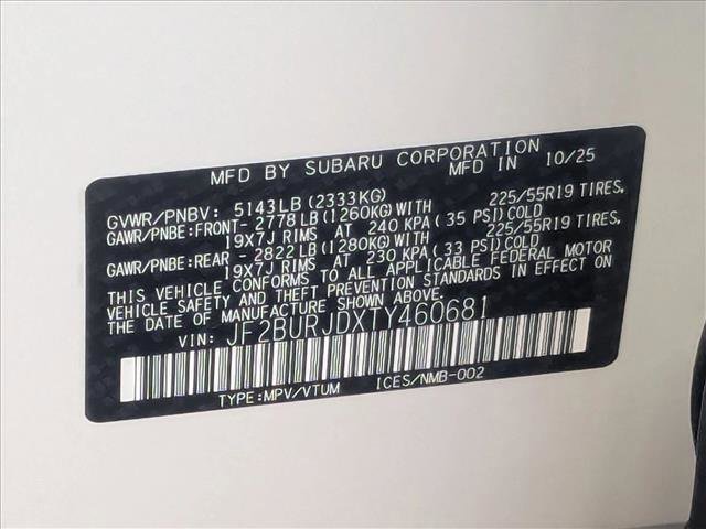 New 2026 Subaru Outback Touring XT image 19