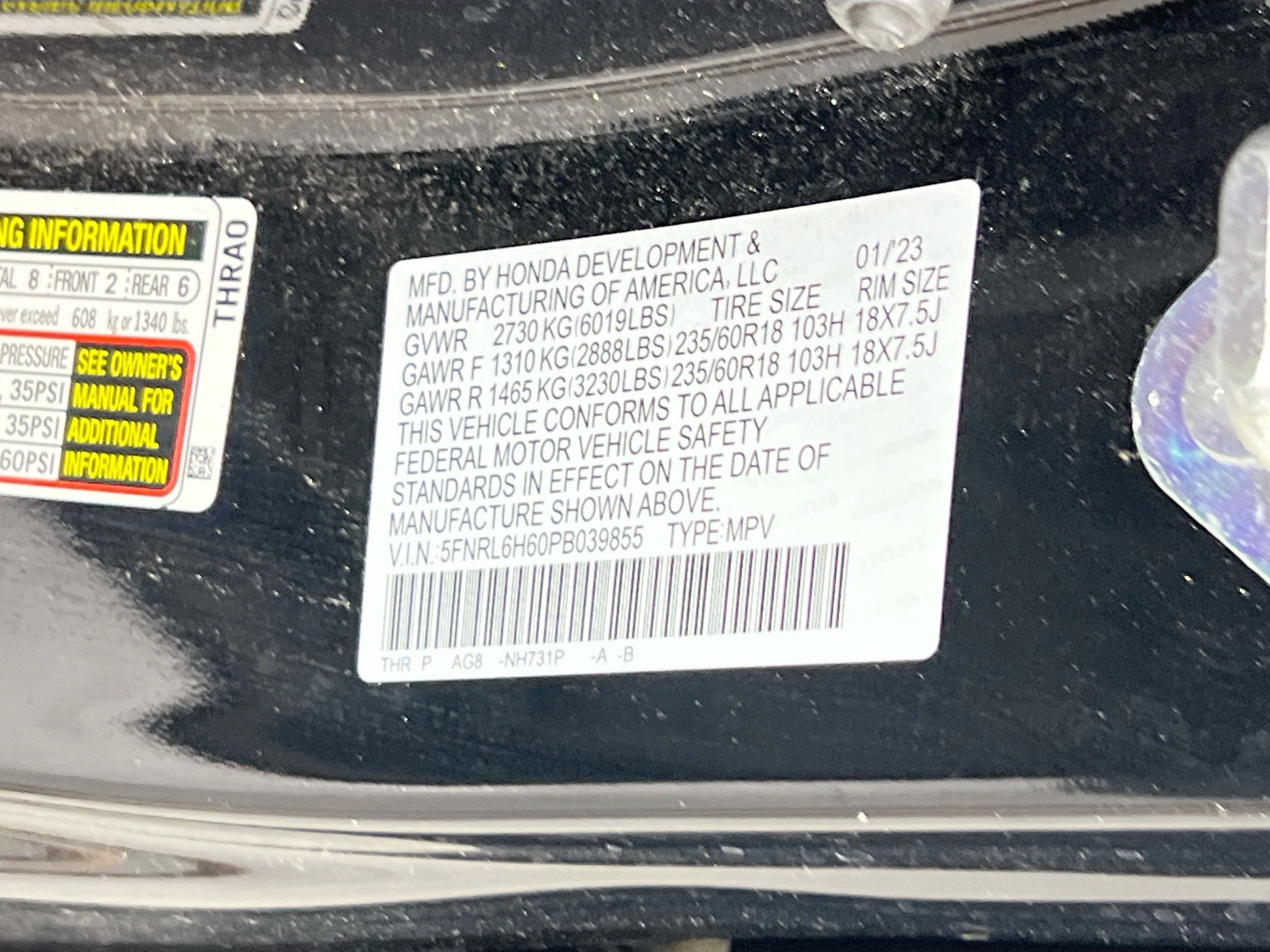 Used 2023 Honda Odyssey EX-L image 32
