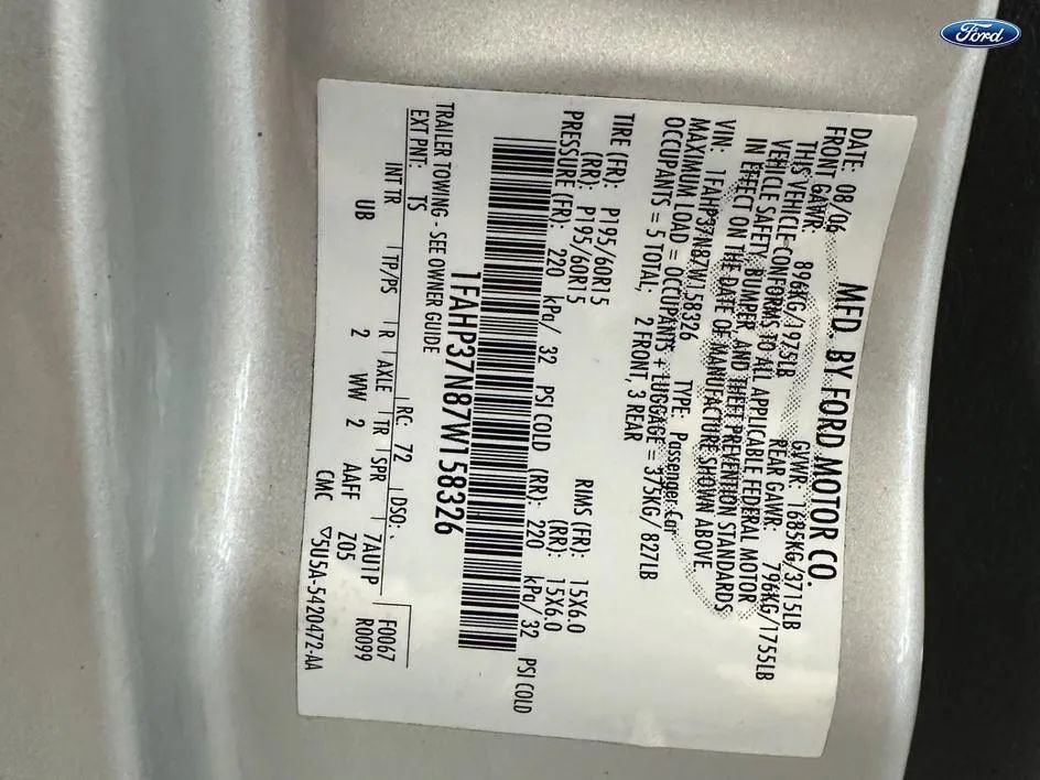 Used 2007 Ford Focus S FWD image 9