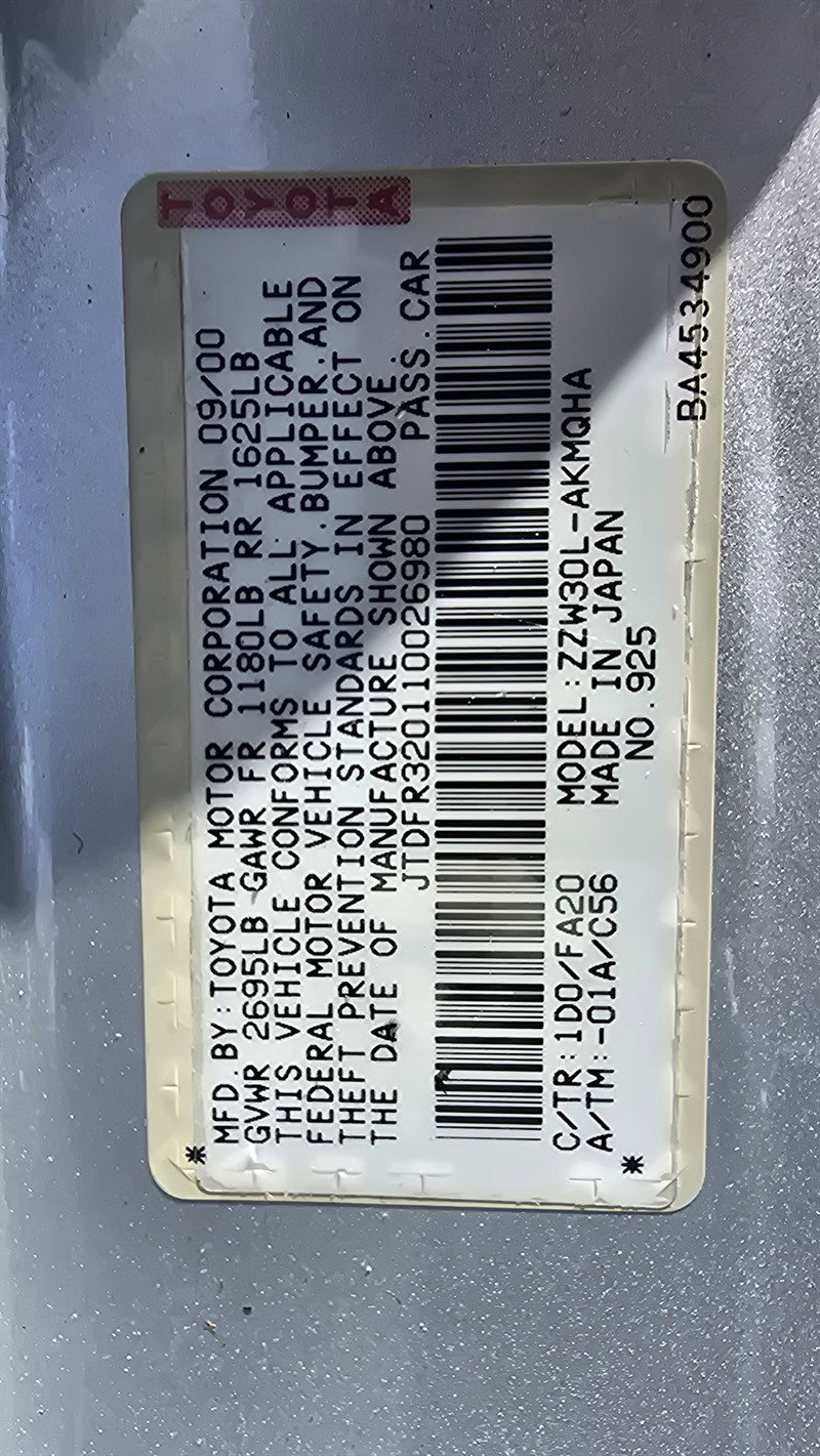 Used 2001 Toyota MR2 image 56