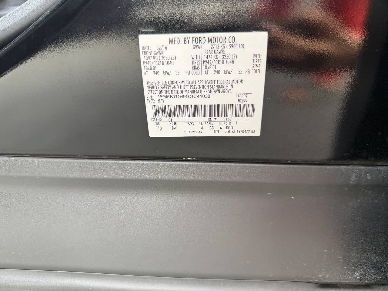 Used 2016 Ford Explorer XLT w/ Equipment Group 202A FWD image 26