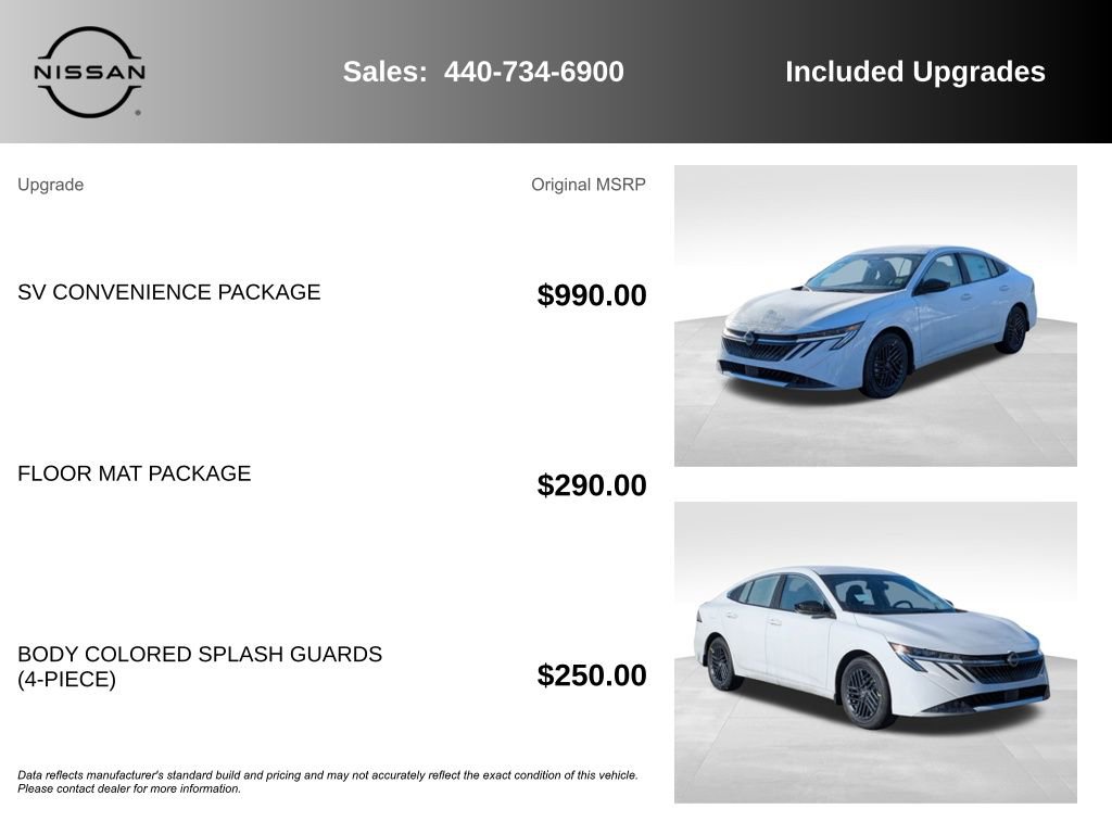 New 2026 Nissan Sentra SV w/ SV Convenience Package FWD image 7