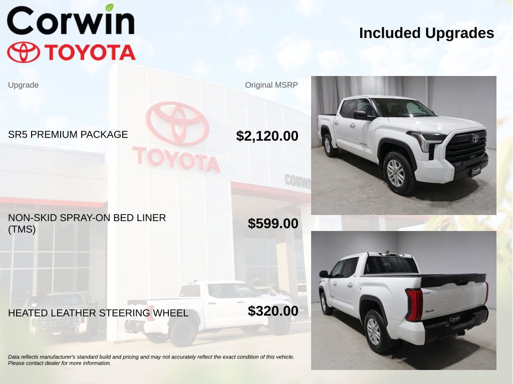 Used 2024 Toyota Tundra SR5 w/ SR5 Premium Package AWD/4WD image 4