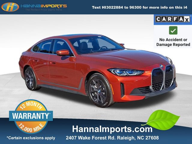 Used 2022 BMW i4 eDrive40 w/ Premium Package