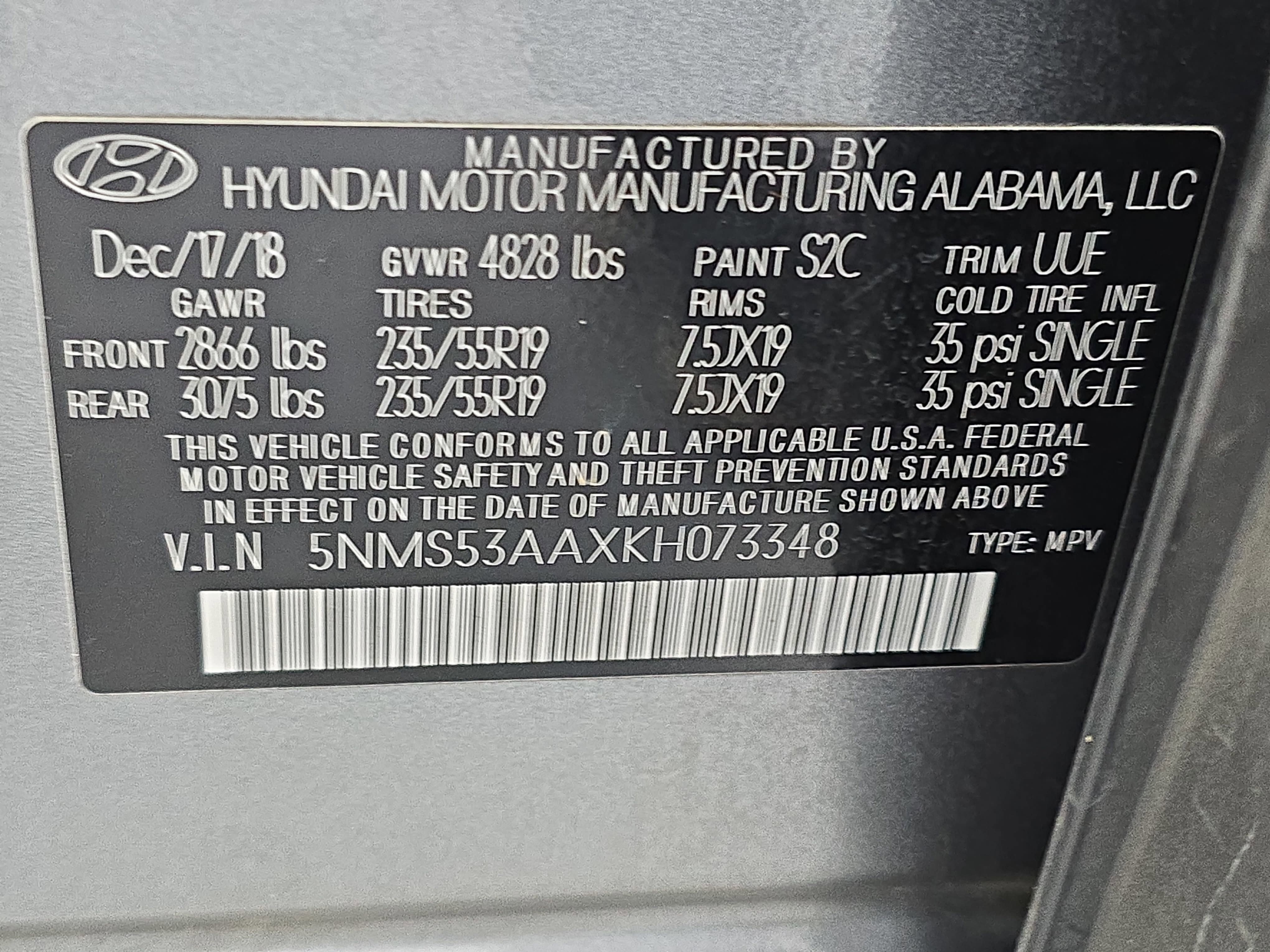 Used 2019 Hyundai Santa Fe Limited FWD image 35