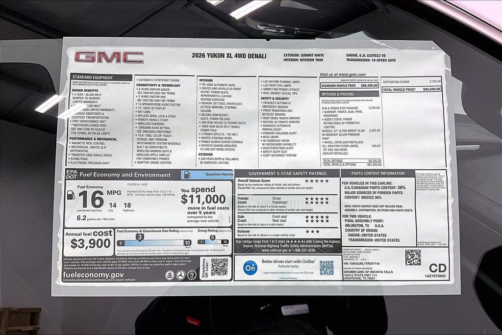 New 2026 GMC Yukon XL Denali image 33