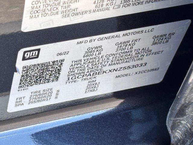 Used 2022 Chevrolet Silverado 1500 Custom RWD image 32