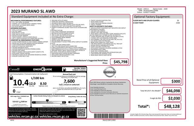 Used 2023 Nissan Murano SL image 7