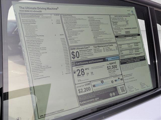 New 2026 BMW X2 xDrive28i image 19