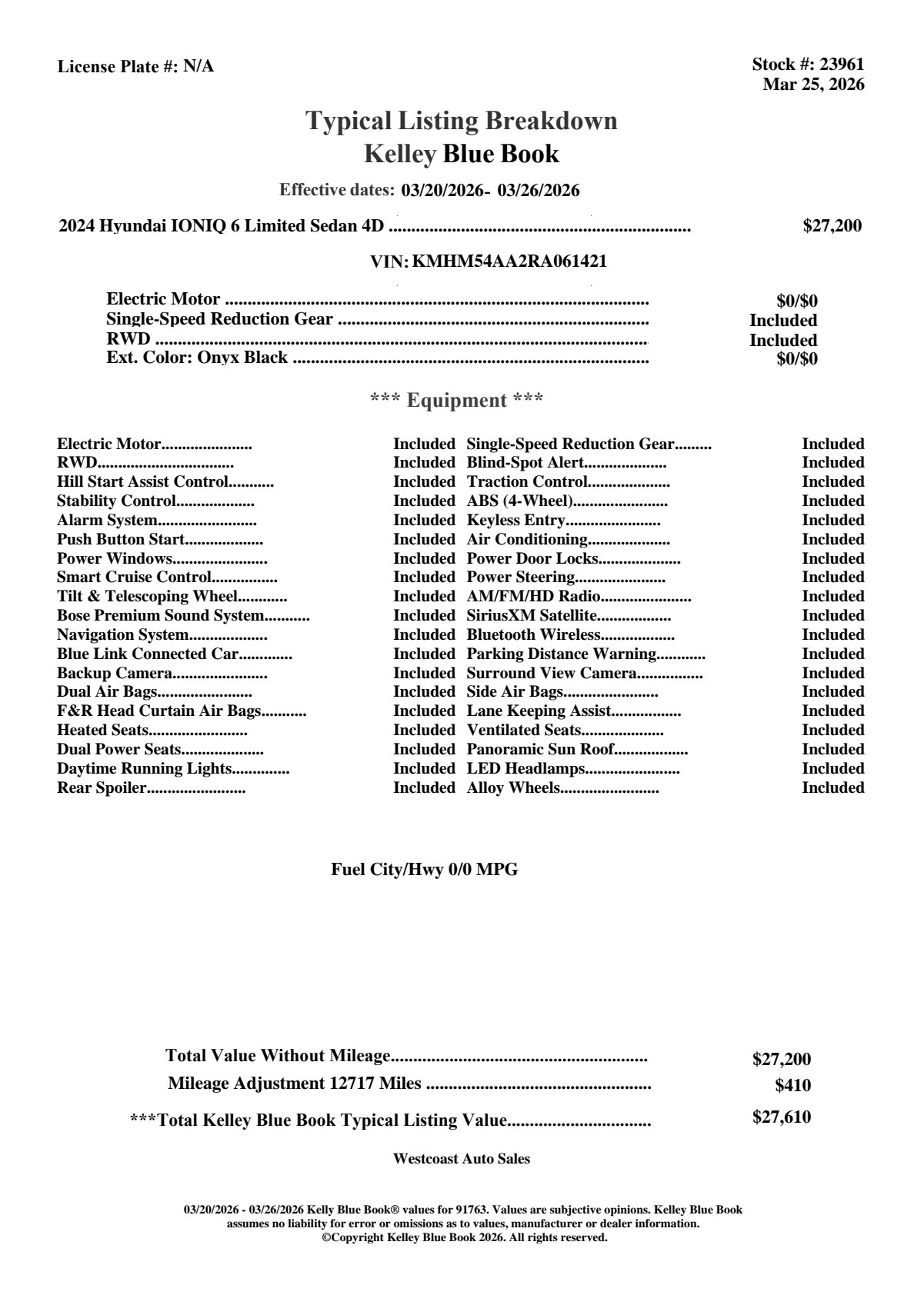 Used 2024 Hyundai Ioniq 6 Limited image 5