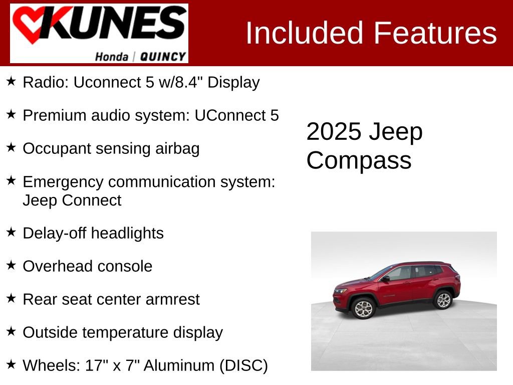 Used 2025 Jeep Compass Latitude image 2