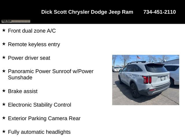 Used 2023 Kia Sorento S w/ Panoramic Sunroof Package image 16