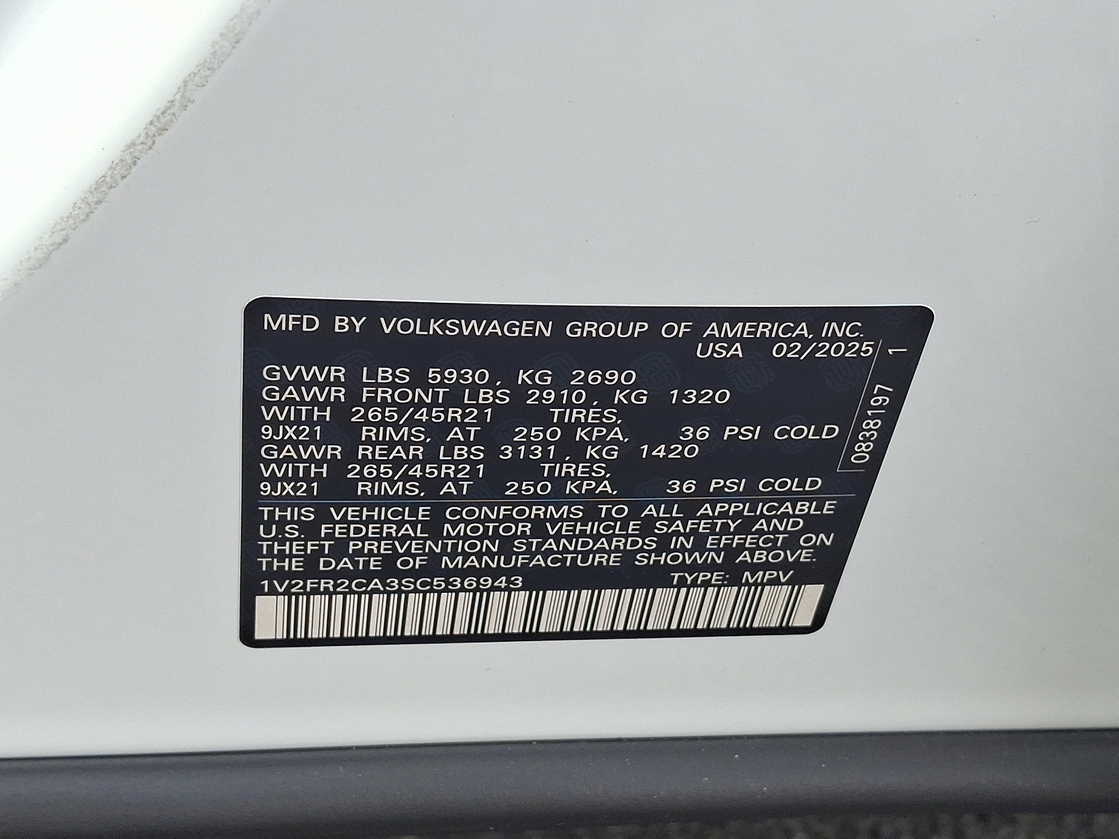 New 2025 Volkswagen Atlas SEL Premium R-Line image 16