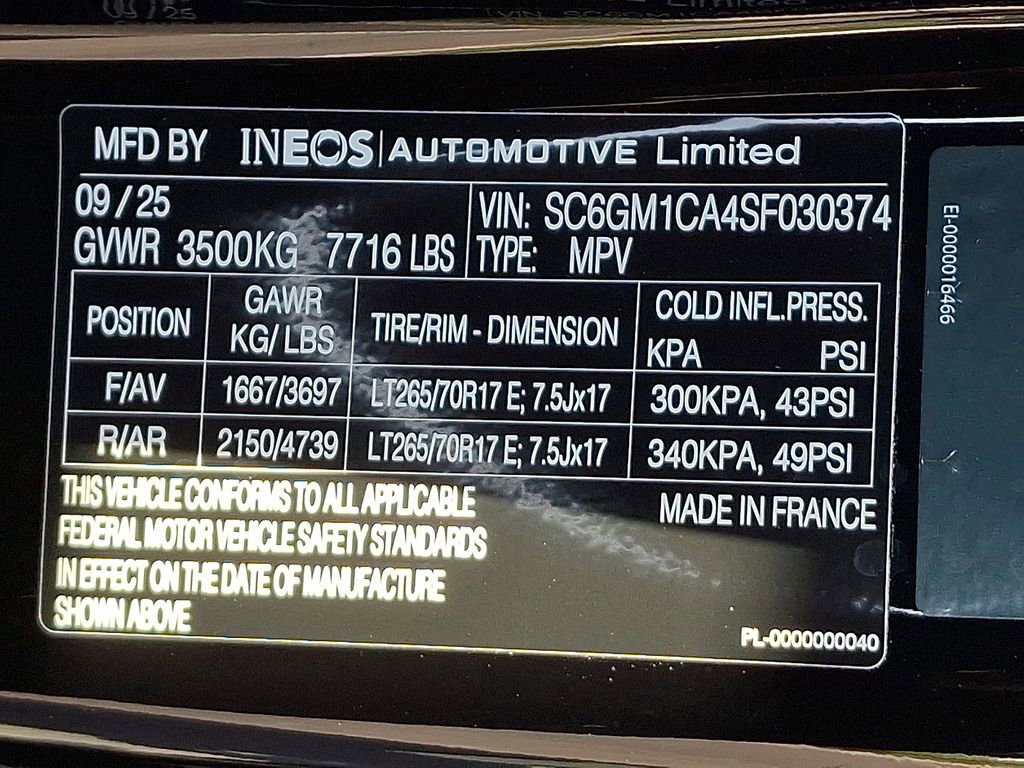 New 2025 INEOS Grenadier image 10