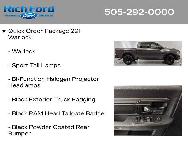 Used 2021 RAM 1500 Classic Warlock w/ Electronics Group image 11