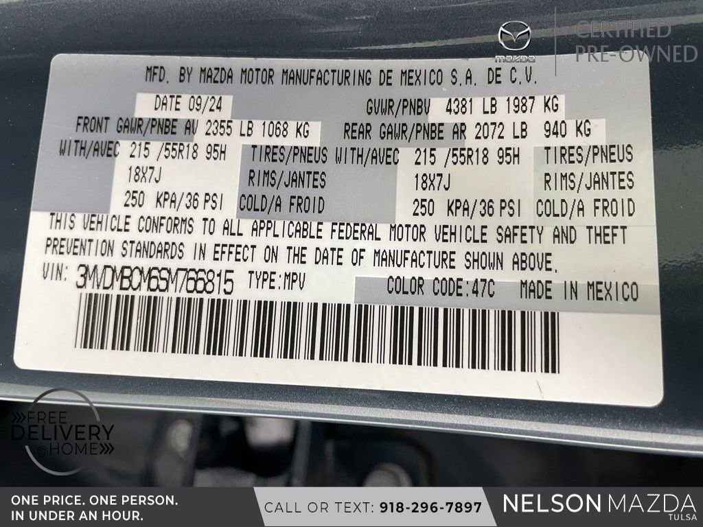 Certified 2025 MAZDA CX-30 AWD 2.5 S w/ Preferred Package image 52