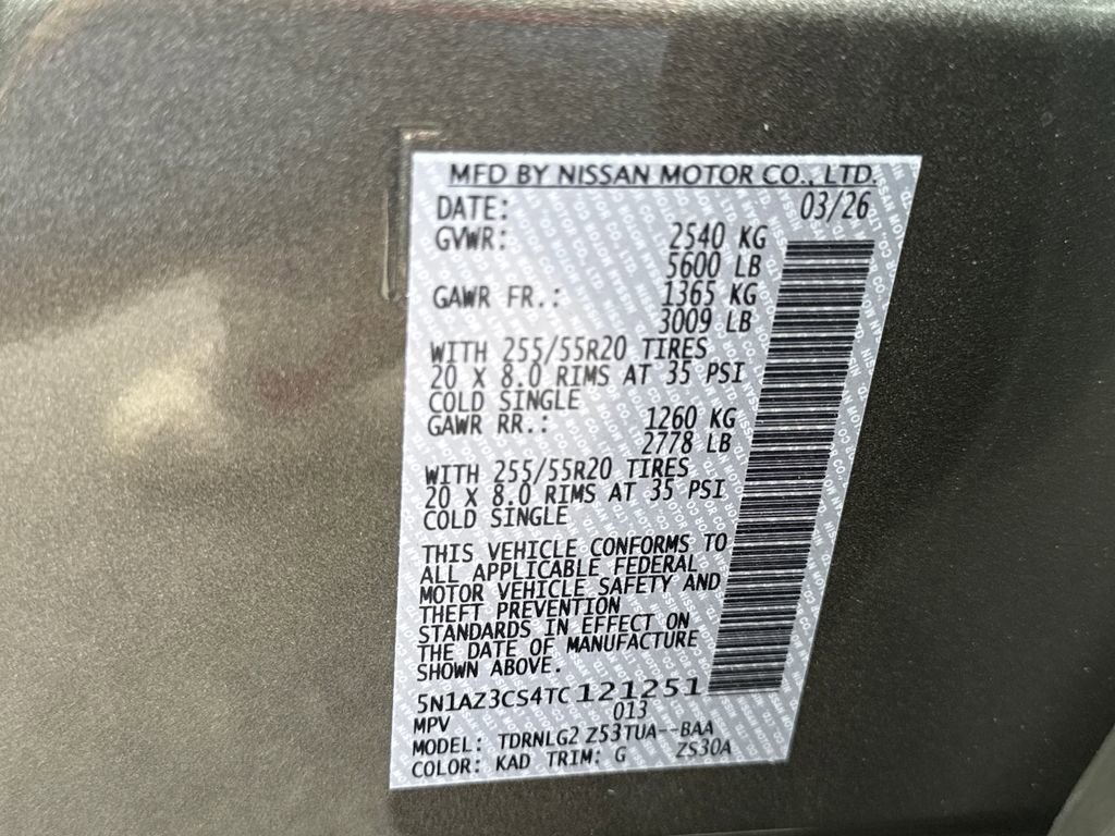 New 2026 Nissan Murano SL AWD/4WD image 29