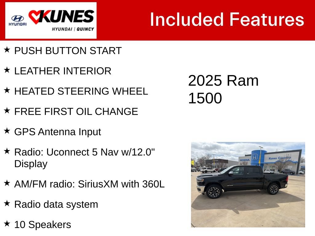 Used 2025 RAM 1500 Laramie AWD/4WD image 3