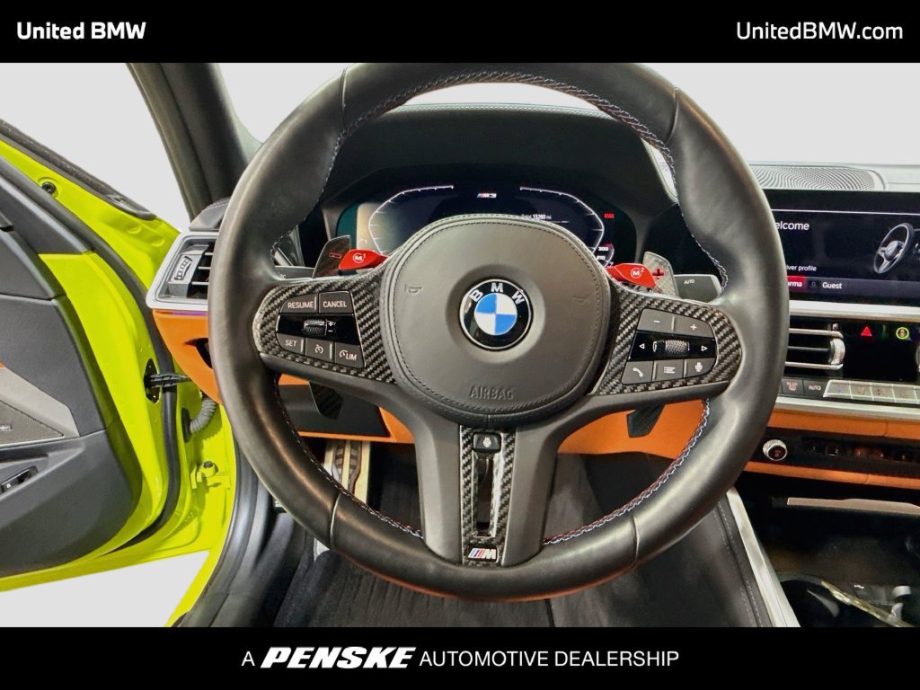 Used 2021 BMW M3 Competition w/ M Carbon Exterior Package RWD image 13