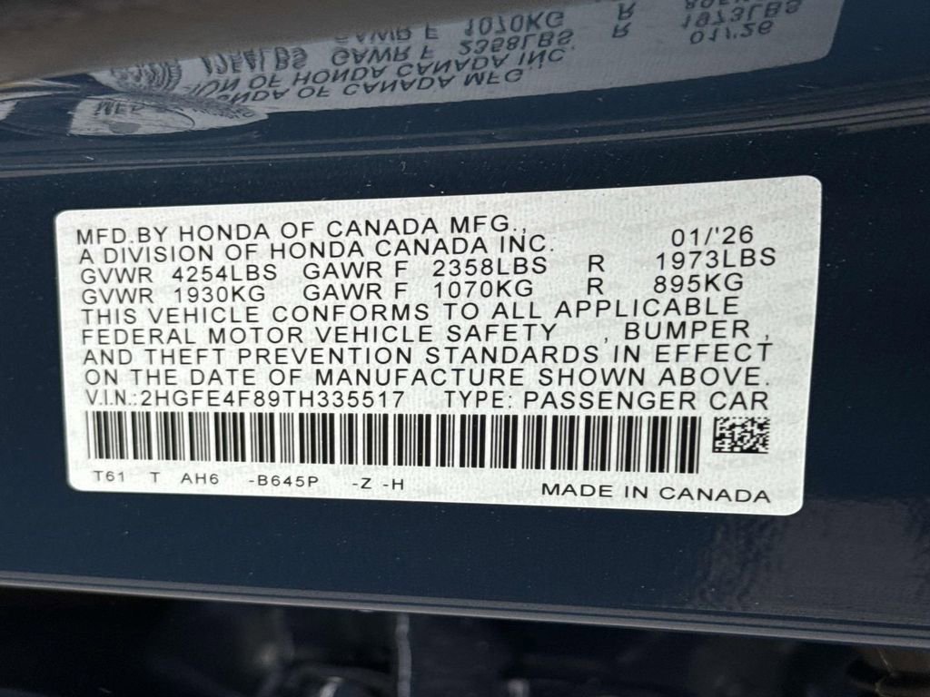 Certified 2026 Honda Civic Sport image 31