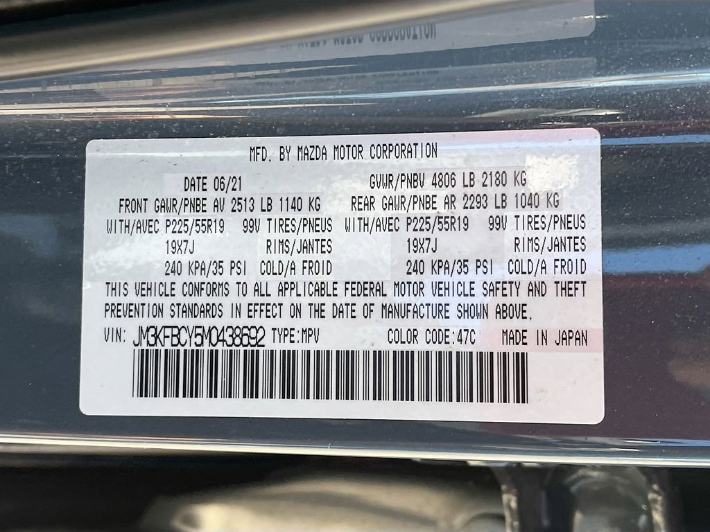 Used 2021 MAZDA CX-5 Carbon Edition image 34