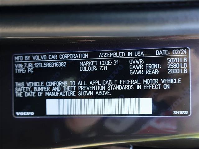 Used 2024 Volvo S60 B5 Plus AWD/4WD image 18
