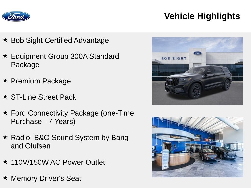 New 2026 Ford Explorer ST-Line w/ ST-Line Street Pack AWD/4WD image 2