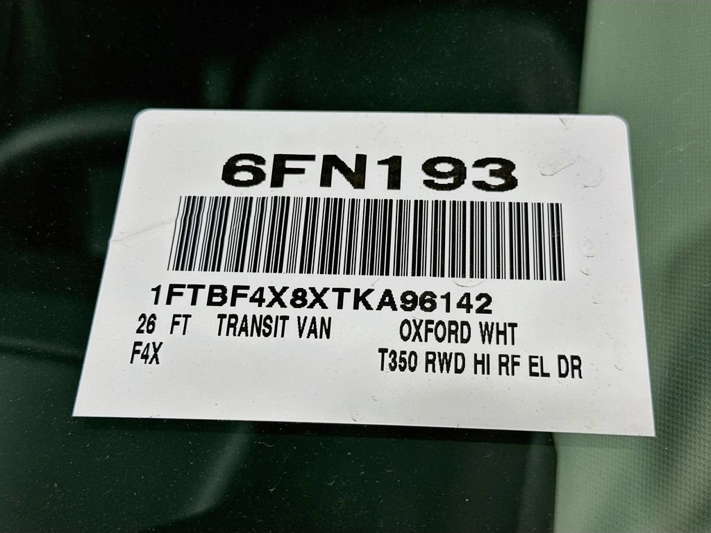 New 2026 Ford Transit 350 148 High Roof Extended DRW w/ Load Area Protection Package RWD image 7