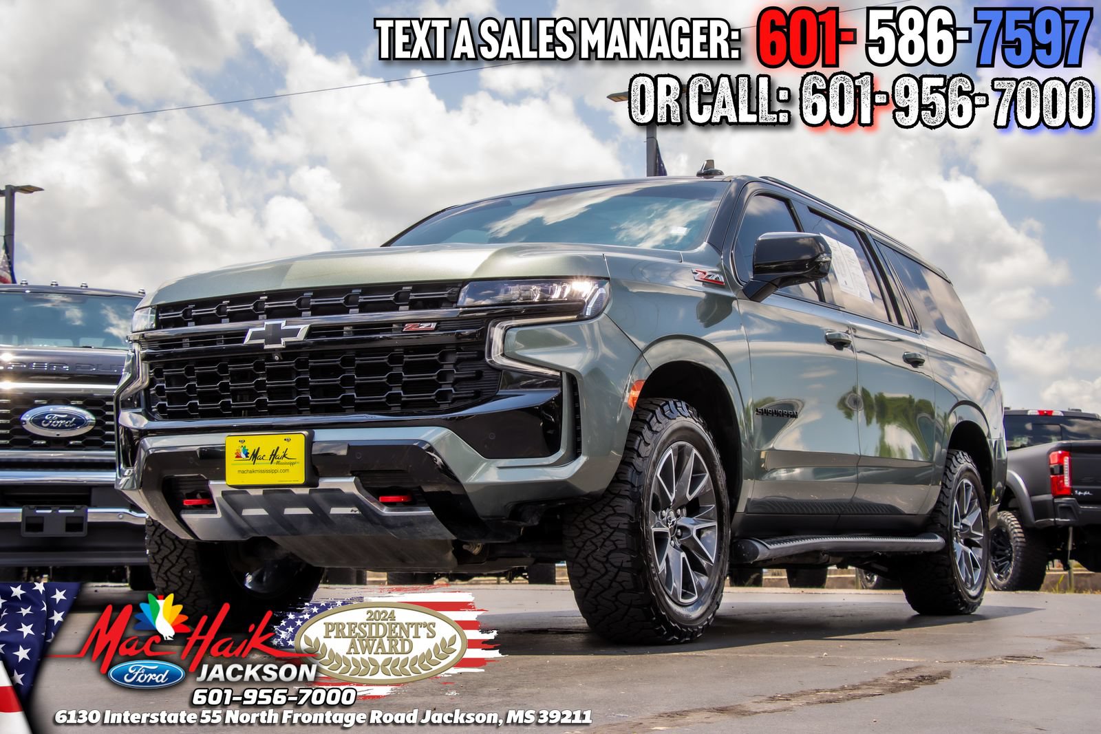 Used 2024 Chevrolet Suburban Z71 w/ Luxury Package AWD/4WD image 3