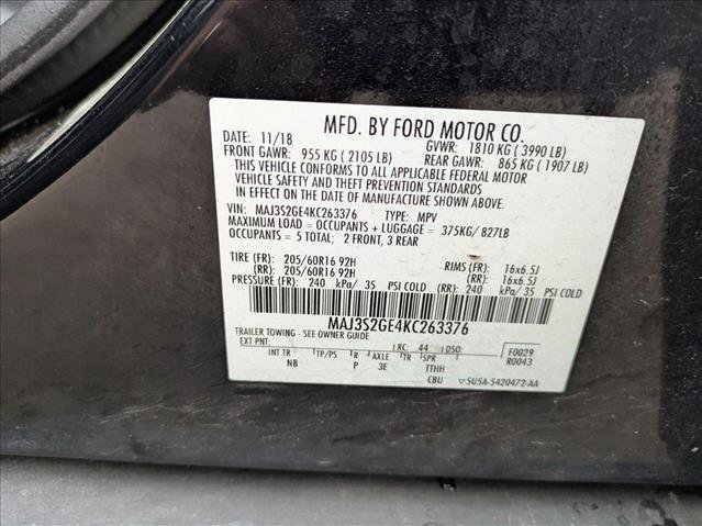 Used 2019 Ford EcoSport SE FWD image 15