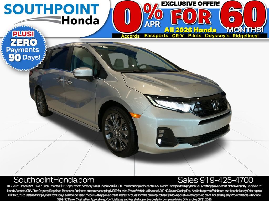 New 2027 Honda Odyssey Touring