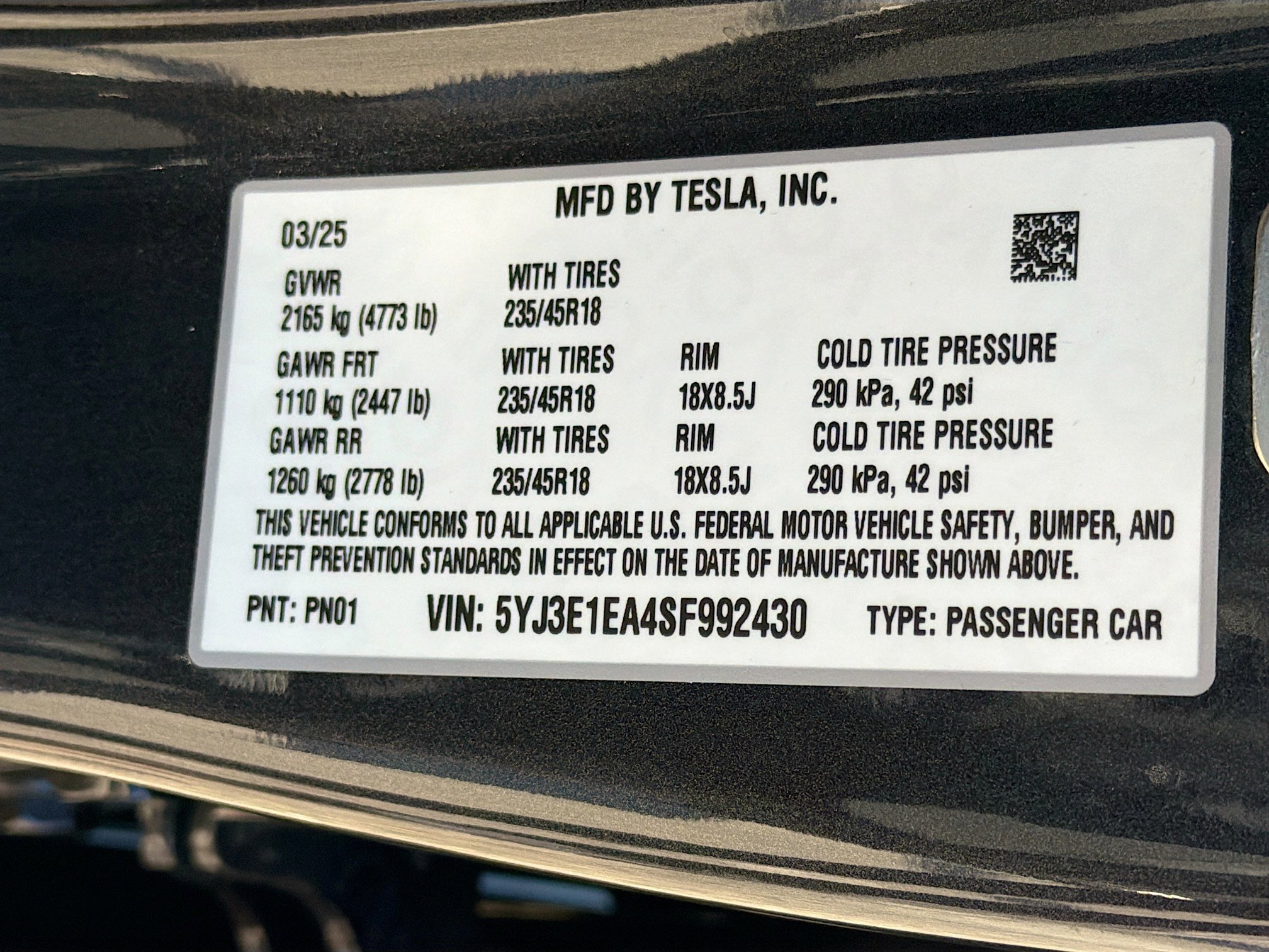 Used 2025 Tesla Model 3 Long Range RWD image 40