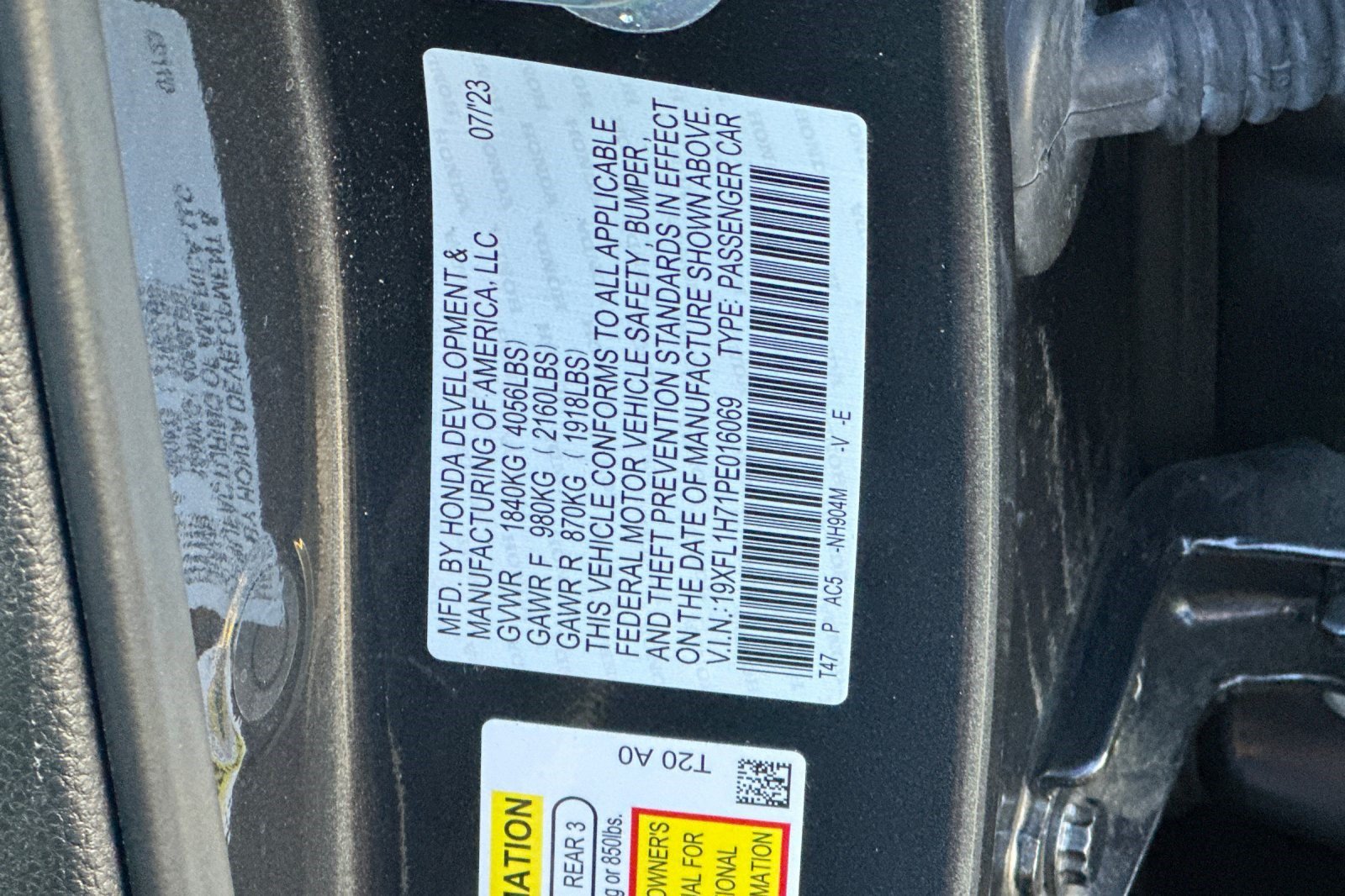 Certified 2023 Honda Civic EX-L image 24