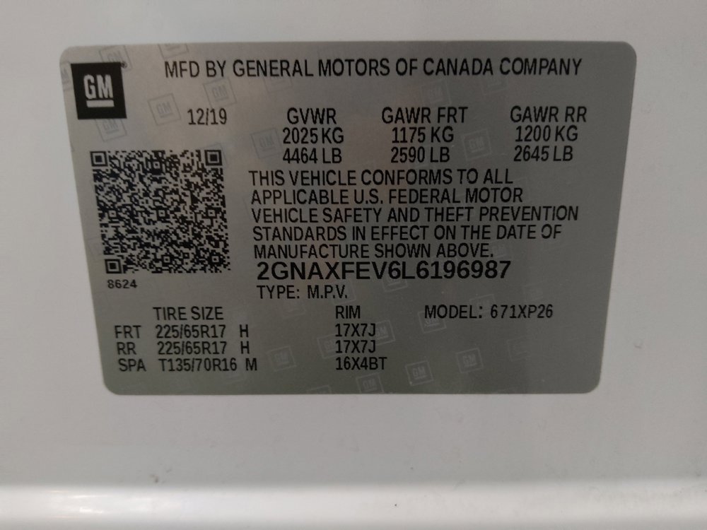 Used 2020 Chevrolet Equinox LS w/ LS Convenience Package FWD image 33