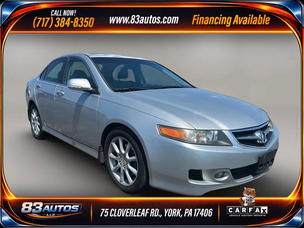 Used 2007 Acura TSX w/ Navigation FWD image 1