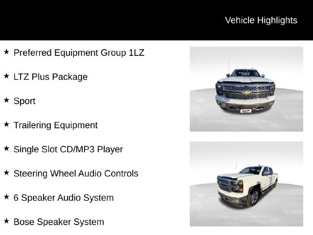 Used 2015 Chevrolet Silverado 1500 LTZ w/ LTZ Plus Package AWD/4WD image 13
