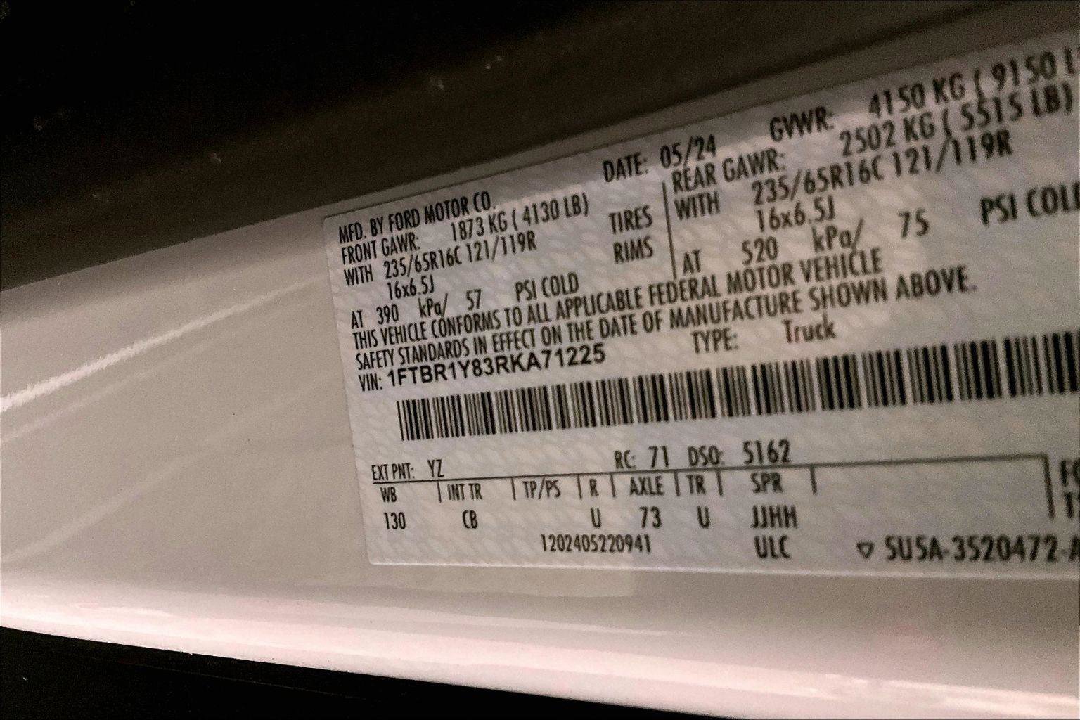 Used 2024 Ford Transit 250 Low Roof w/ Exterior Upgrade Package image 32