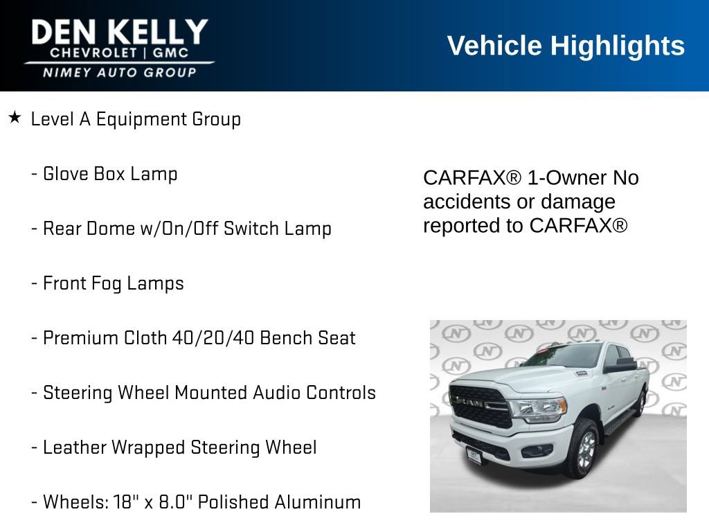 Used 2022 RAM 2500 Big Horn w/ Level A Equipment Group AWD/4WD image 11