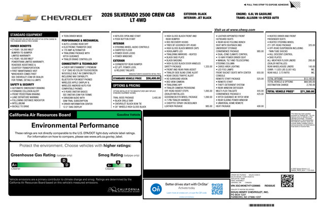 New 2026 Chevrolet Silverado 2500 LT w/ Trail Boss Package AWD/4WD image 3