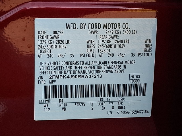 Used 2024 Ford Edge SEL w/ Convenience Package AWD/4WD image 26