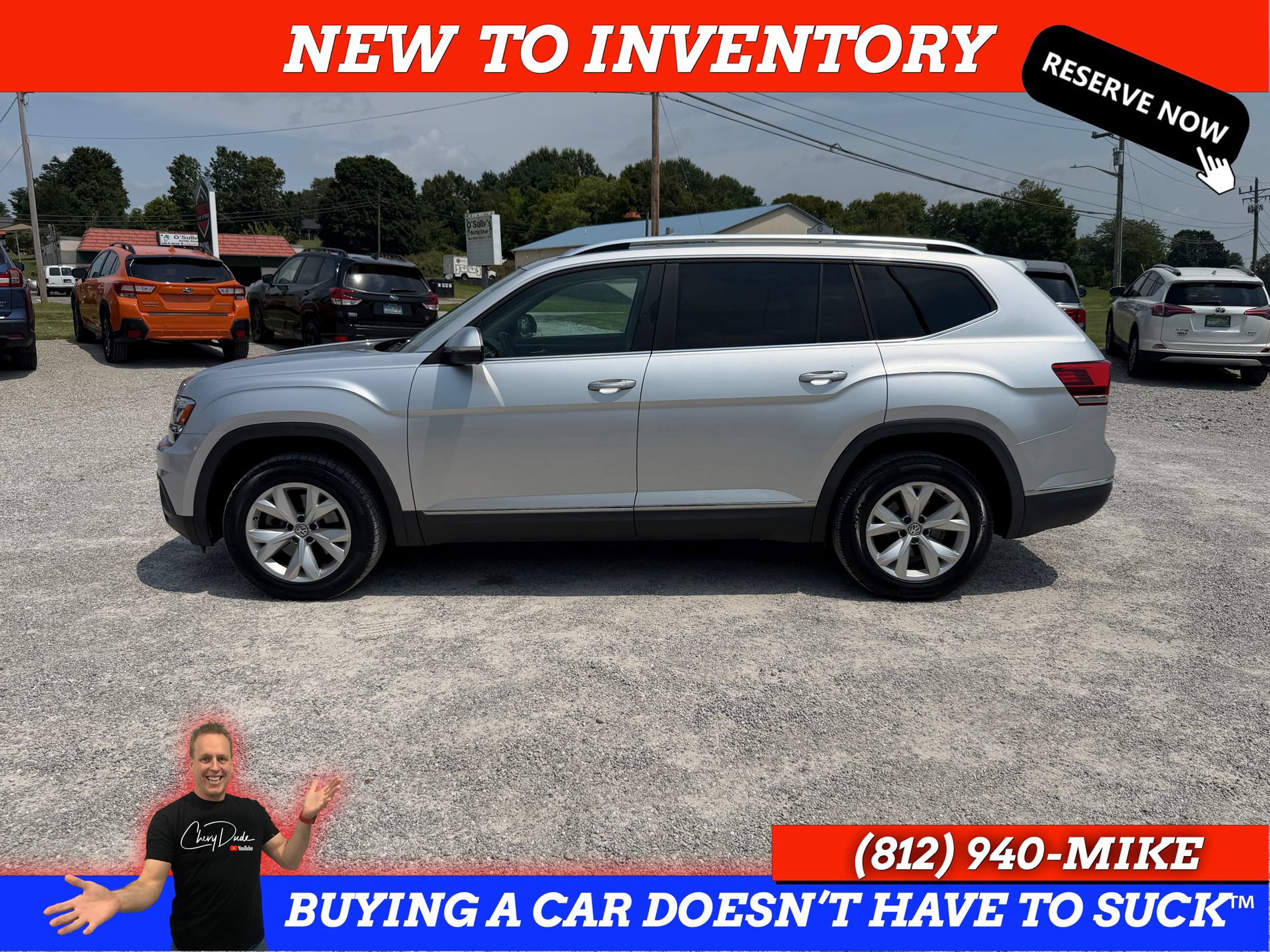 Used 2018 Volkswagen Atlas SEL AWD/4WD image 3