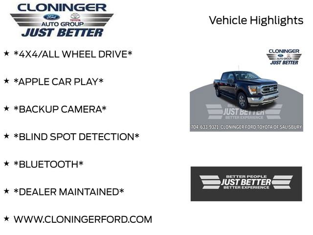 Used 2021 Ford F150 XLT w/ Equipment Group 302A High AWD/4WD image 3