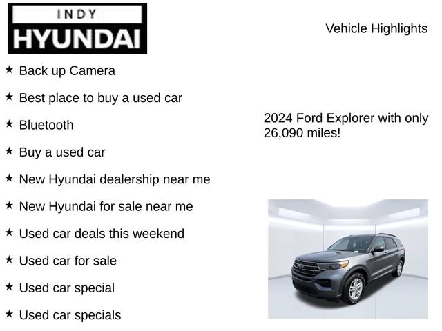 Used 2024 Ford Explorer XLT AWD/4WD image 7